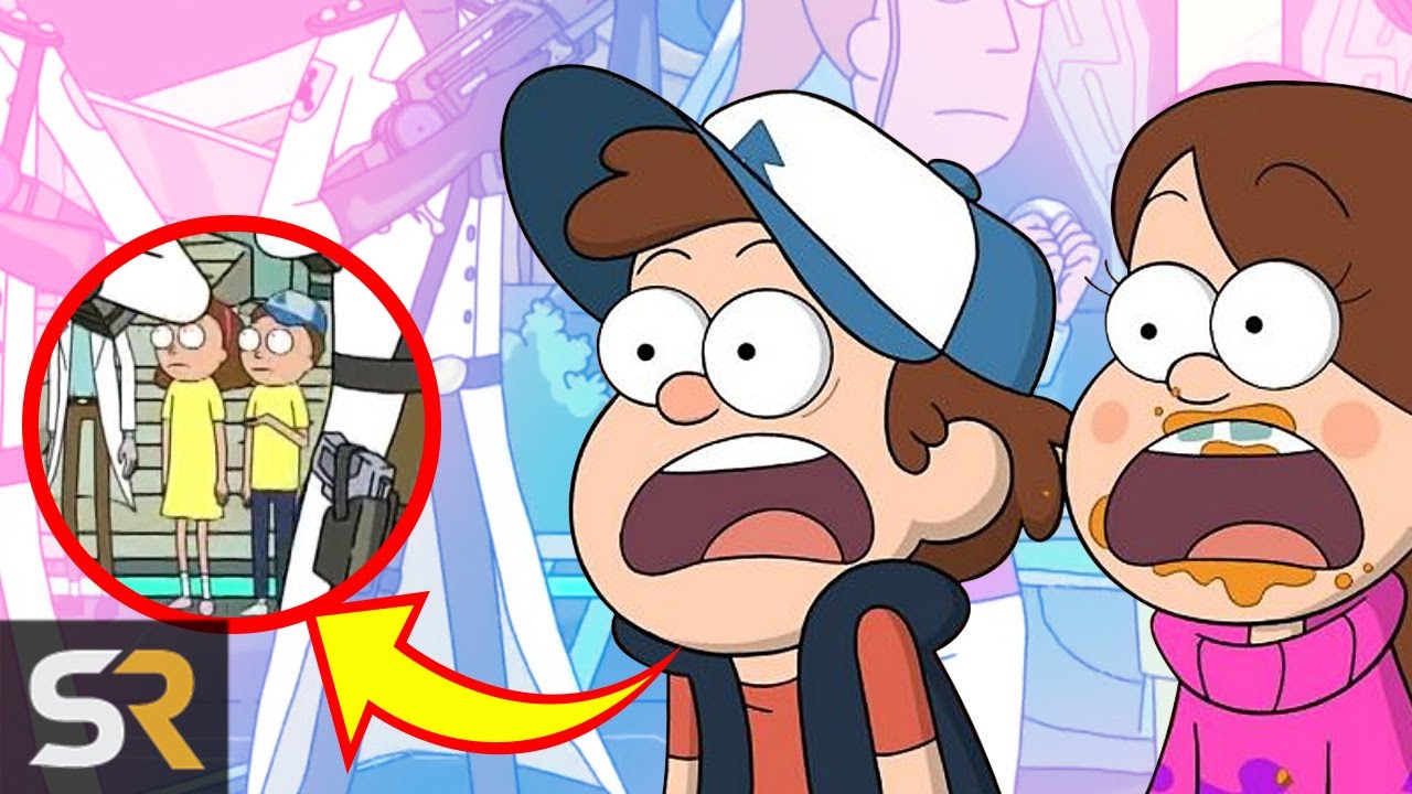 10 Gravity Falls Easter Eggs Hidden In Rick And Morty