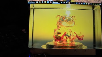 Looking Glass with IRAY Rendered Partial Turntable Animation