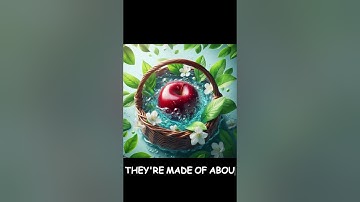 Did you know? Why do apples float in water? 😊🍎#applefloat #apple #