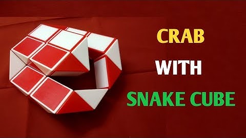 How to make Crab with Snake Cube | Rubik