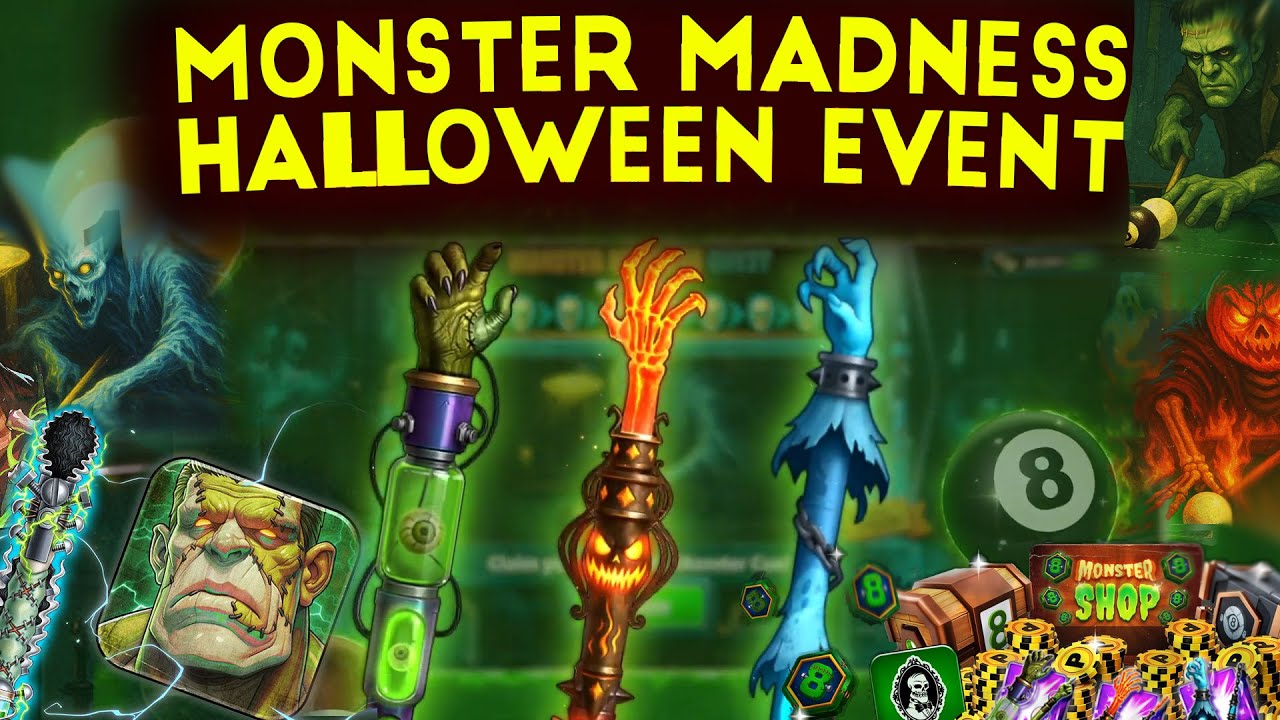 Событие 8 Ball Monster Madness Halloween 🎃 2025 — ВСЕ ЗАДАНИЯ ВЫПОЛНЕНЫ — Чувствую себя так, будт...