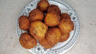 Fried Potato chicken balls recipe | Ramzan Iftar Recipe| Crispy chicken balls| fried potato snacks