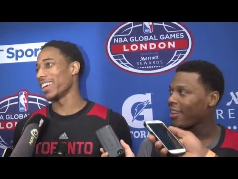 Raptors Practice: Kyle Lowry & DeMar DeRozan - January 12, 2016