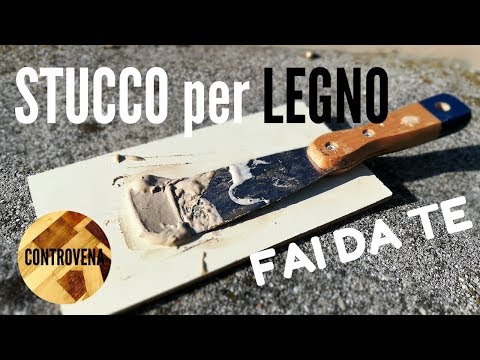 Video: Posso fare lo stucco per legno dalla segatura?