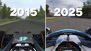 Evolution of Mexico in F1 Games | 2015 - 2025