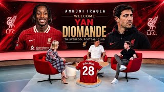 🚨 ANDONI IRAOLA WELCOMES YAN DIOMANDE TO ANFIELD! LIVERPOOL FANS ERUPT AS A NEW ERA BEGINS! 🔴🔥