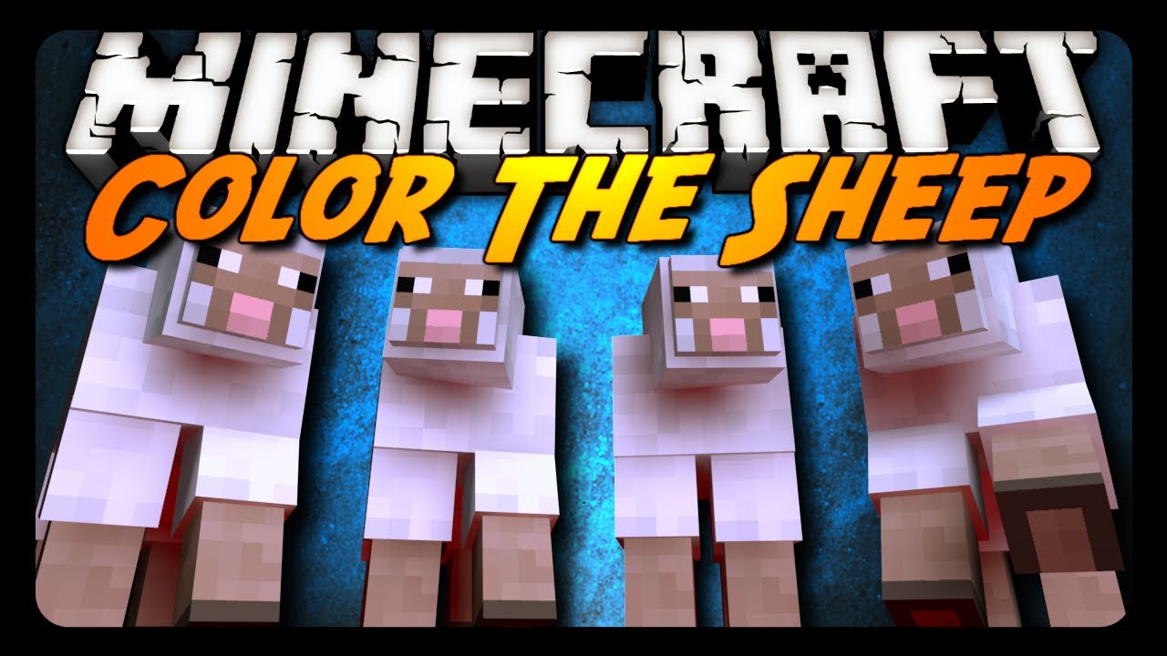 Minecraft: COLOR THE SHEEP! (Classic Mini-Game)