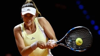 2016 Porsche Tennis Grand Prix Second Round Garbine Muguruza Vs Timea Babos Wta Highlights