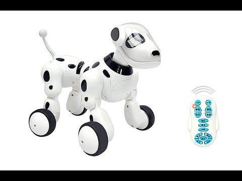 Радиоуправляемый робот-собака 619 - YouTube