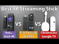 (NEW) Roku Streaming Stick 4K vs (NEW) Firestick 4K Max vs Chromecast with Google TV Review