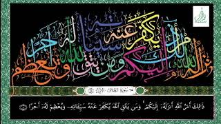 Surah At-Talaq [65]  سورة الطلاق بالخط الثلث  l diwan thuluth calligraphy അറബി കാലിഗ്രഫി