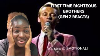 GOT ME CRYING!!! FIRST TIME HEARING *RIGHTEOUS BROTHERS* - UNCHAINED MELODY | GEN Z REACTS