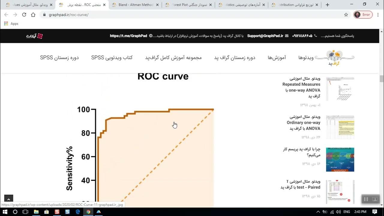 ROC Curve with GraphPad Prism YouTube