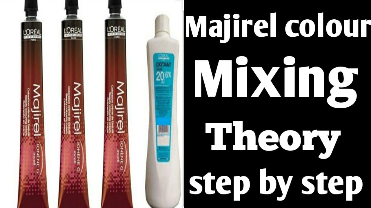 Majirel hair color #mixing theory - YouTube