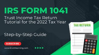 How to File Form 1041 for 2022