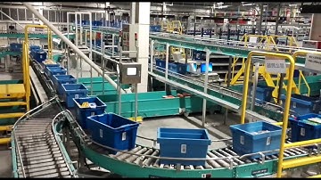 Damon conveying & sorting application in E-commerce warehouse【DAMON】