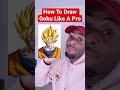 How to draw goku easy  dragon ball z shorts art drawing