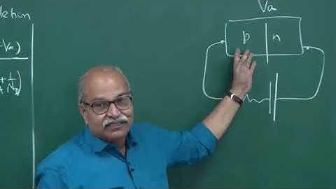 Physics of Semiconductors Week-7 lesson 01 Have a Biased view -Prof. HC Verma|