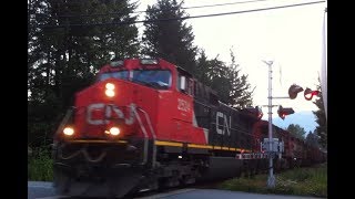 Cn 2524 Wbc Rail 4619 & Crex 1513 Leads Cn L571 At Whistler Bc