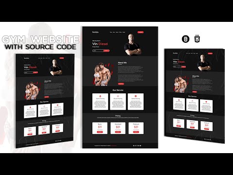 Complete website template with html and css with source code || Creative Networks
