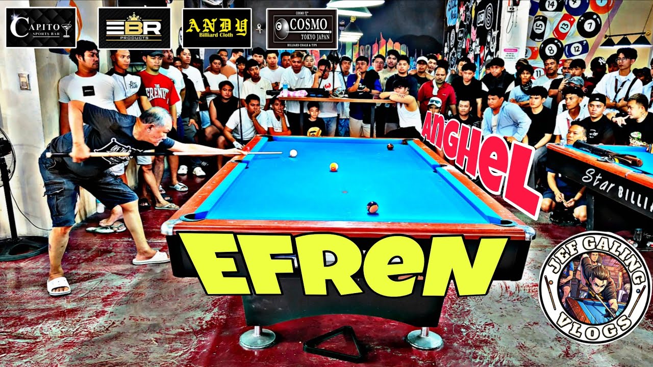 Efren Reyes 🆚 Anghel Vera 💯Race20 💯 [PAREHAS] @SIDEPOCKET,BATANGAS