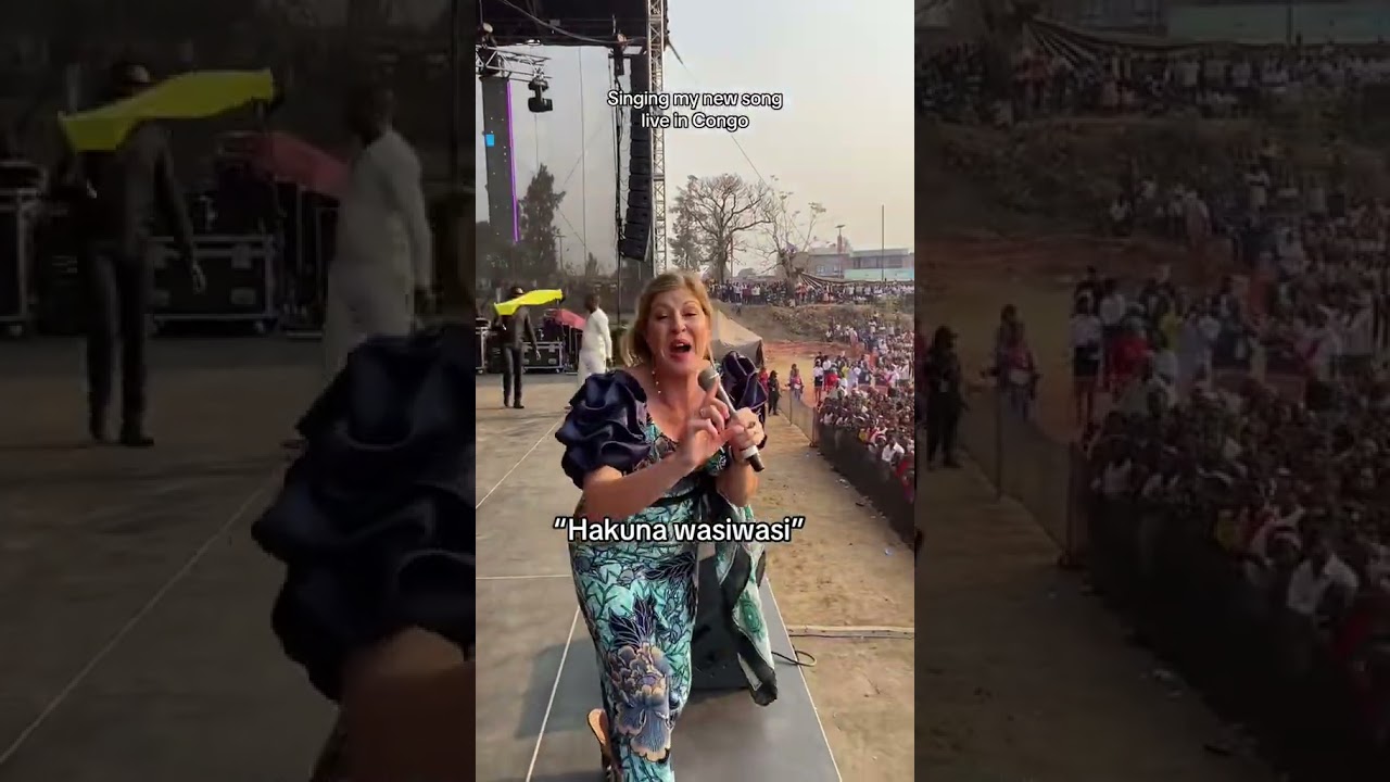 Singing my song KUNA FURAHA for thousands in Congo. Check out the full music video. 