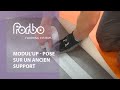 Modulup  pose sur un ancien support  forbo flooring systems