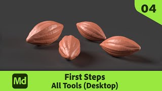 First Steps with Substance 3D Modeler - 04 All Tools (Desktop Mode) | Adobe Substance 3D