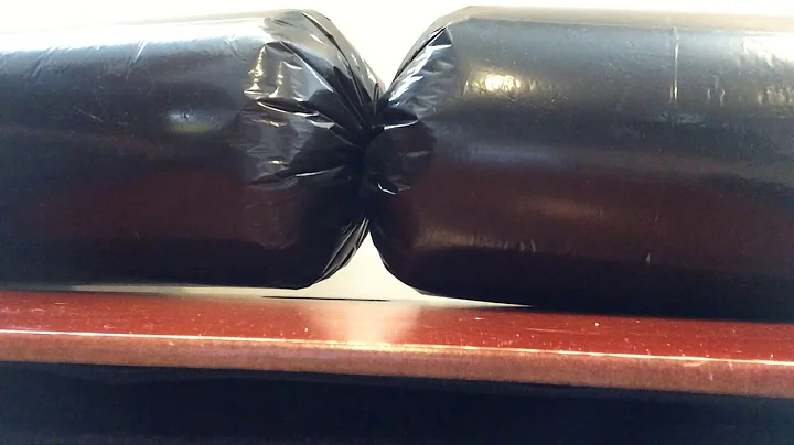 Spider legs from trash bags