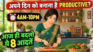 Indian Mom Morning to Night Routine | 8 Common Mistakes Homemakers Make That Waste Time & Energy