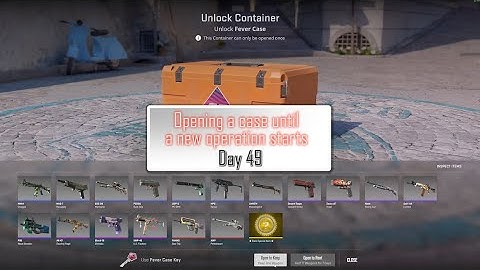 Opening a case until a new CS2 operation starts - Day 48