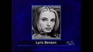 CBS News-NY (April 24, 2003) - actress Lyric Benson, gunned down