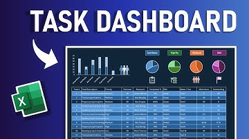 STEP by STEP Excel Task List, Project or Activity Project Management Dashboard, Resource Management