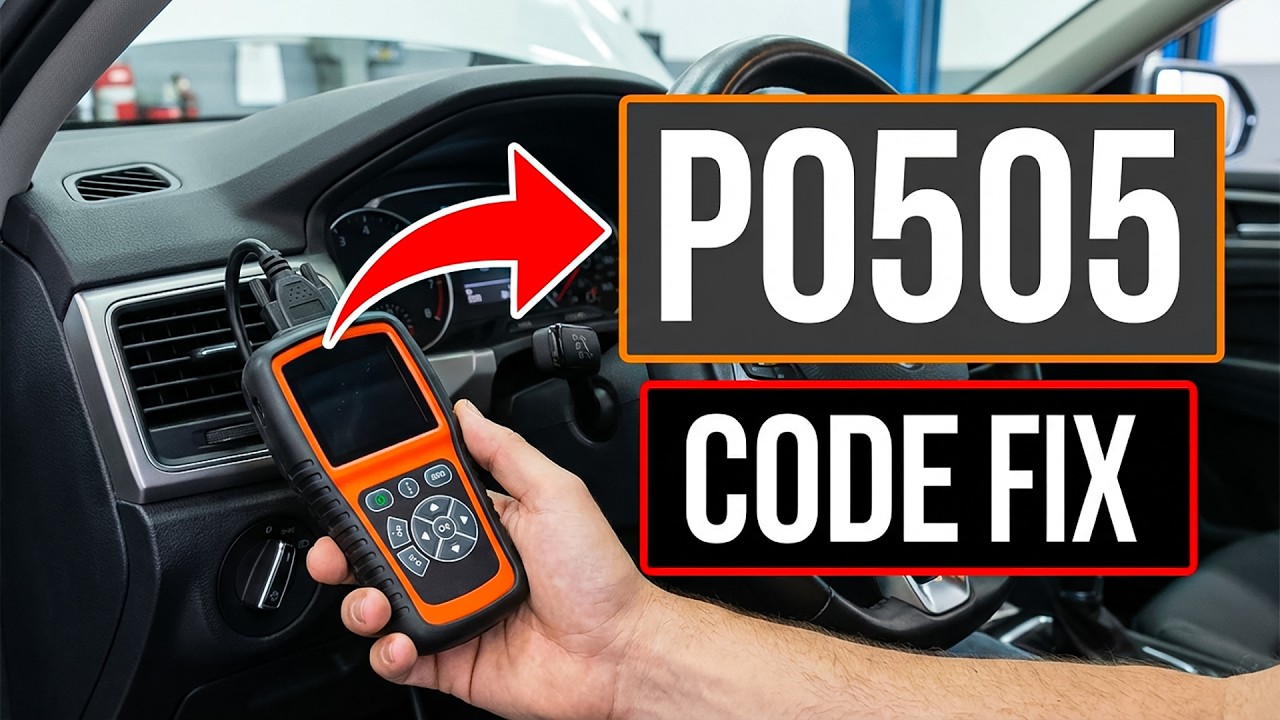 How To Fix P0505 Code - Idle Air Control System Malfunction - Engine ...