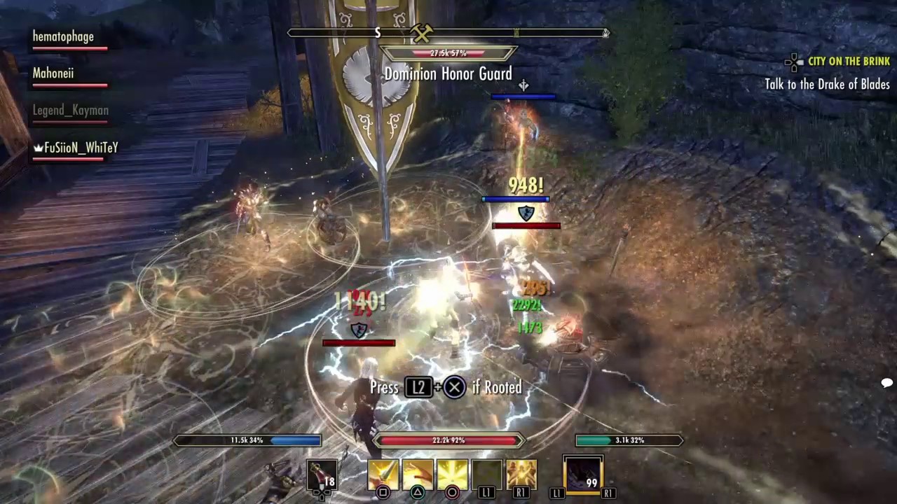 3v3 stand off vs Leakhs Eso