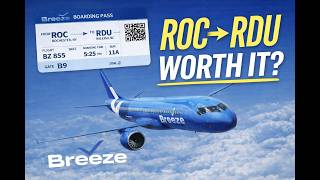 $59 Breeze Airways Flight… Worth It? #airport #cheapflights #breezeairways #aviation #flightreview