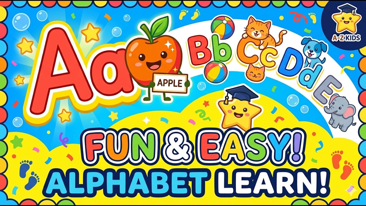 ABC for Kids | Learn the Alphabet from A to Z with Pictures and