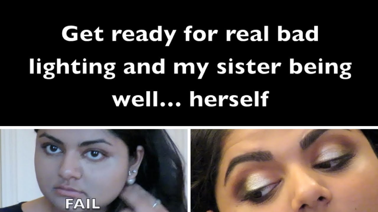 Funny Makeup Tutorial FAIL Behind The Scenes Doing My Sisters