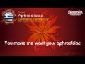 Eleftheria Eleftheriou-Aphrodisiac(Greece)-Eurovision Song Contest 2012 - on screen lyrics (HD)