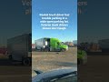Rookie truck driver has trouble parking in a wide open parking lot shorts parking semitruck