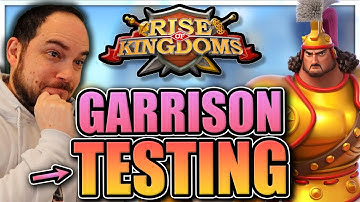 Garrison Testing [Hector Balanced Mode Test - KvK Stats] Rise of Kingdoms