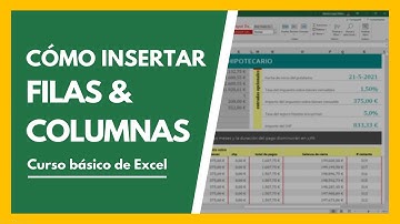 Cómo Insertar y Eliminar Filas y Columnas en Excel ✅ Microsoft 365
