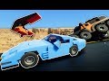 MULTI CANYON RACE! - Brick Rigs Multiplayer Gameplay - Lego Rally, Offroad & Plane Race!