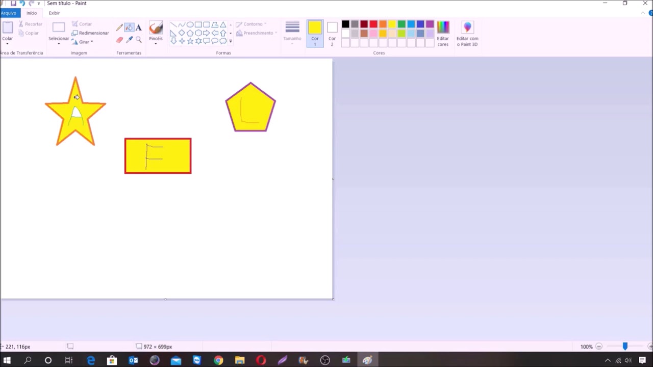 AULA 3 Escrevendo e Desenhando com Paint YouTube