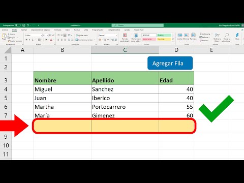 Vídeo: Com Inserir Una Fila A Excel