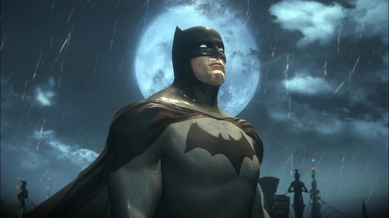 Batman uses his effective takedowns in his mansion...