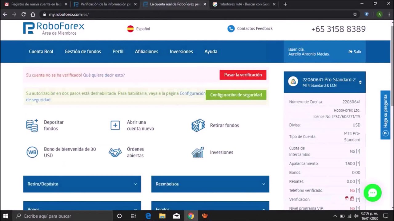 CREA una CUENTA en ROBOFOREX y obtén un BONO de 30 USD para operar en ...