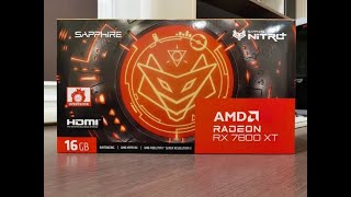 ➡️✅Sapphire AMD Radeon RX 7800 XT 16gb 256bit NITRO+ Обзор и Тесты 1440p RTX ON