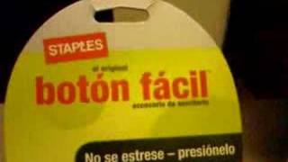 Staples easy button in spanish