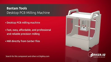 Bantam Tools Desktop PCB Milling Machine | Maker Minute